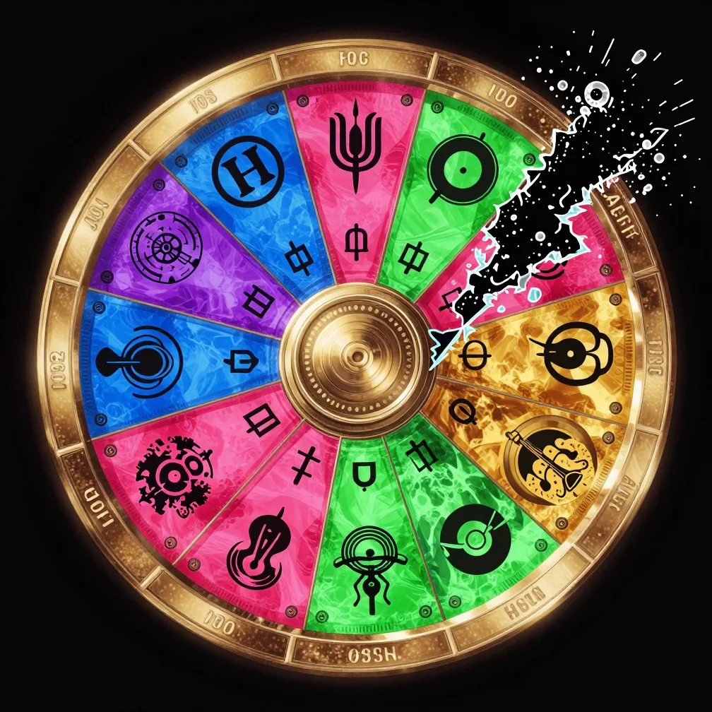 The Eightfold Wheel — chaotic forces in motion