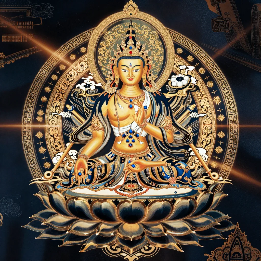 Historical Lineage - Padmasambhava, Milarepa, Karma Lingpa