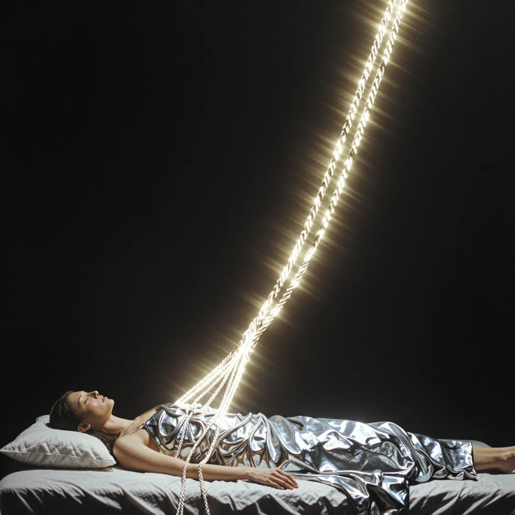 The Silver Cord — braided rope of light between two realities