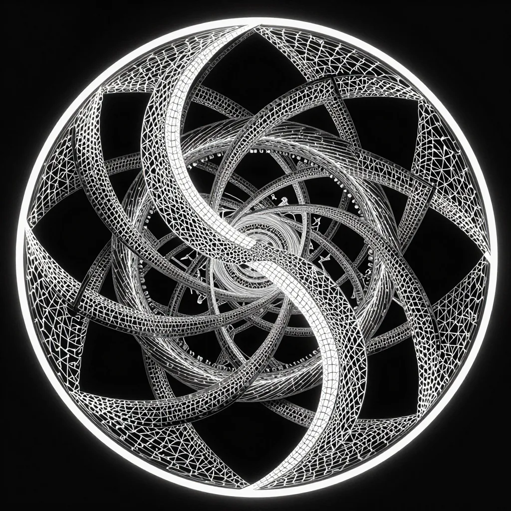 Poincaré disk model of hyperbolic space