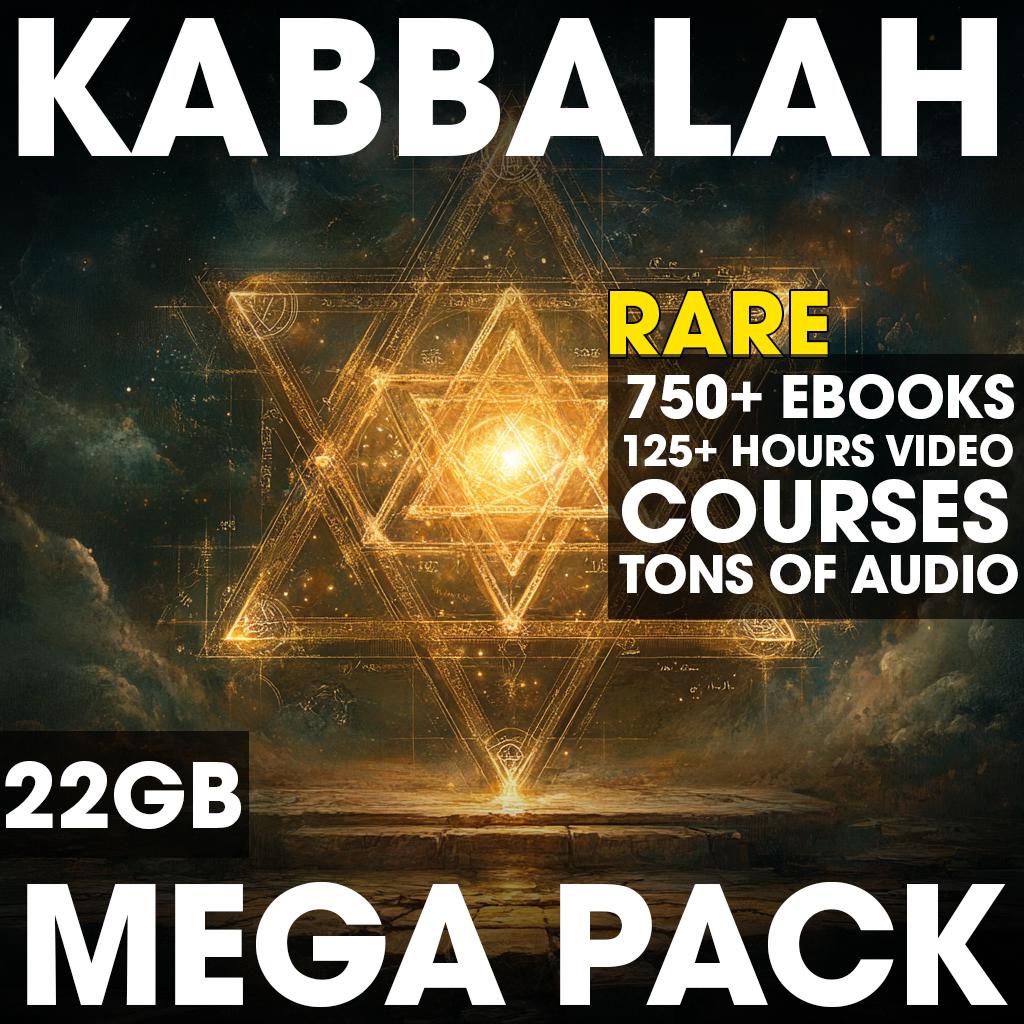 Kabbalah (Qabalah) Archive 22GB | 750+ eBooks & Manscripts, Texts + 125h Video Courses + Audio Meditations | Rare Occult Esoteric Library