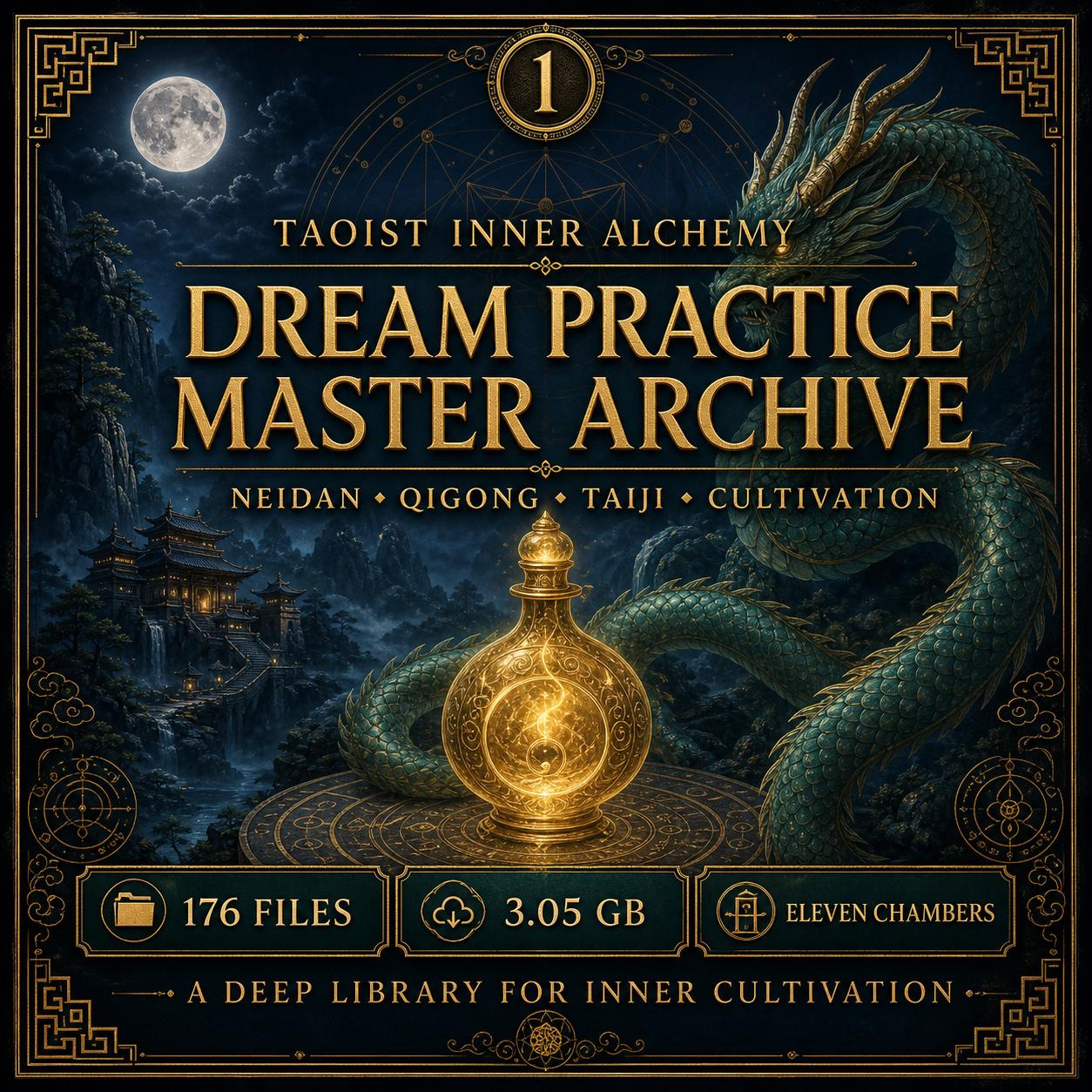Taoist Inner Alchemy & Dream Practice Archive | 176 Files | Neidan, Qigong, Taiji and Taoist Classics | Digital Download